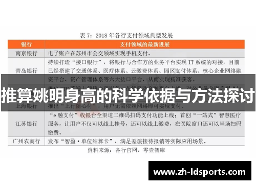 推算姚明身高的科学依据与方法探讨